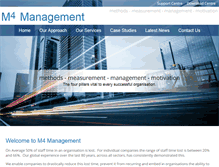 Tablet Screenshot of m4-management.com